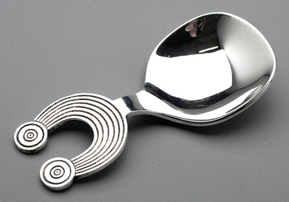 Gleninsheen Collar Irish Silver Caddy Spoon